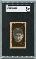 Mickey Cochrane 1963 Bazooka Greats Card #34 SGC Graded 5