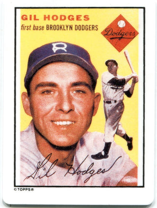 Gil Hodges 1990 The Hamilton Collection 1954 Porcelain Card #D3433