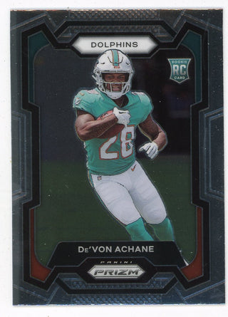 De'Von Achane 2023 Panini Prizm Rookie Card #365