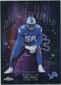 Penei Sewell 2025 Topps Chrome All Chrome Refractor Card #ACT-13