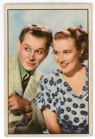 Jim & Marian Jordan 1953 Television and Radio Stars of NBC Card #16