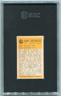 Hank Greenberg 1963 Bazooka Greats Card #19 SGC Graded 5