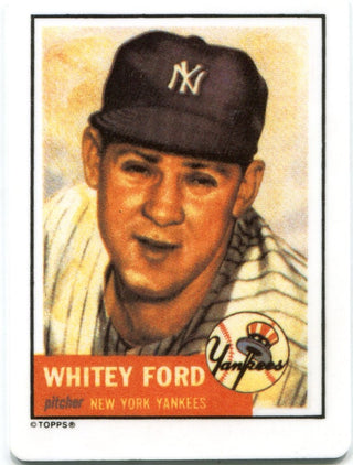 Whitey Ford 1990 The Hamilton Collection 1953 Porcelain Card #D3298