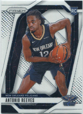 Antonio Reeves 2024 - 2025 Panini Prizm White Lazer Prizm RC #253 154/275