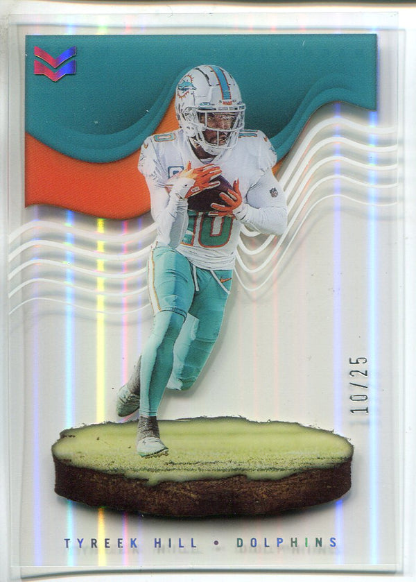 tyreek hill dolphins football card