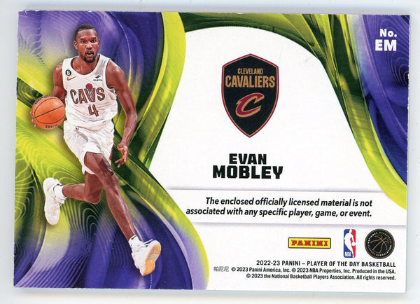 Evan Mobley 2021-22 Panini Player of the Day Patch Relic #EM