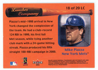Mike Piazza 2001 Fleer Lumber Company
