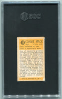 Connie Mack 1963 Bazooka Greats Card #18 SGC Graded 3