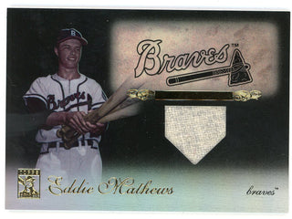 Eddie Mathews 2009 Topps Tribute Patch Relic #47