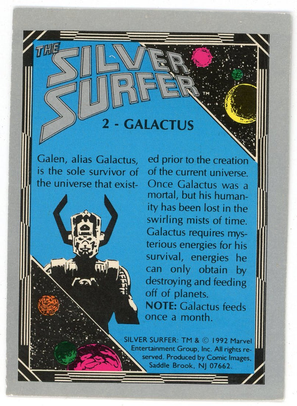 The Silver Surfer Galactus 1992 Marvel #2
