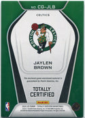 Jaylen Brown 2024 - 2025 Panini Totally Certified Jersey Card #CG-JLB