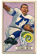 Vitamin Smith 1951 Bowman Football #41 Card