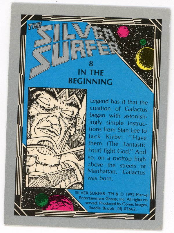 The Silver Surfer In The Beginning 1992 Marvel #8