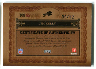 Jim Kelly 2006 Donruss Playoff National Treasures #85  Face Mask Card /12