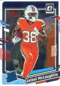 Jaleel McLaughlin 2023 Donruss Optic Rated Rookie Card #232