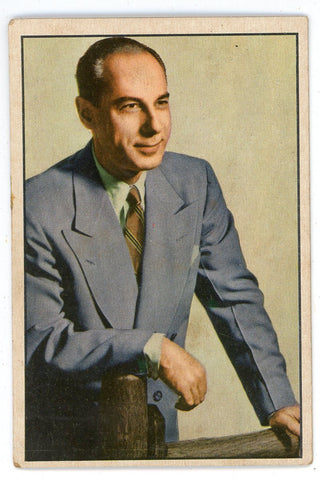 Bill Stern 1953 Television and Radio Stars of NBC Card #31