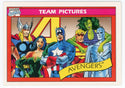 Avengers 1990 Marvel Team Picture Card #138