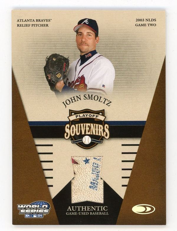 John Smoltz 2004 Donruss Playoff Souvenirs #PLS-8 Card 015/100