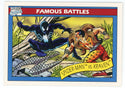 Spider-Man vs Kraven 1990 Marvel Famous Battles Card #92