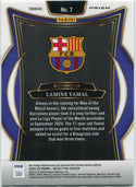 Lamine Yamal 2024 - 2025 Panini Select Terrace Level Purple Mojo Prizm Card #7