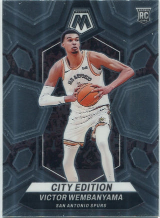 Victor Wembanyama 2023 - 2024 Panini Mosaic City Edition RC #282