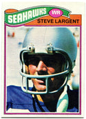 Steve Largent Unsigned 1977 Topps Card