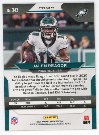 Jalen Reagor 2020 Panini Prizm Rookie Card #342