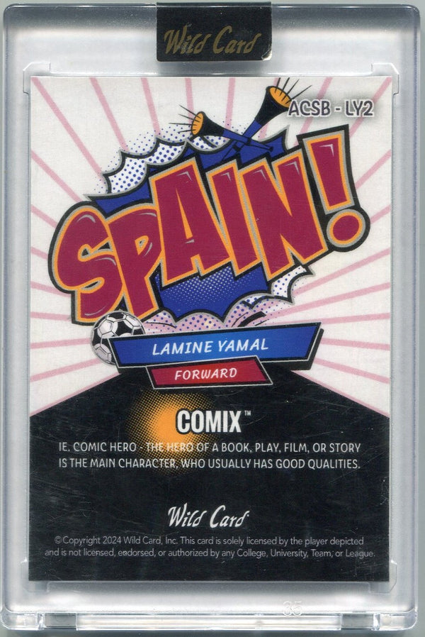Lamine Yamal 2024 Wild Card Comix Card #ACSB-LY2 4/8