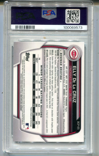 Elly De La Cruz 2024 Bowman Mega Box Chrome #65 PSA 9 Card