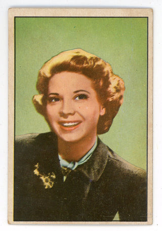 Dinah Shore 1953 Television and Radio Stars of NBC Card #28