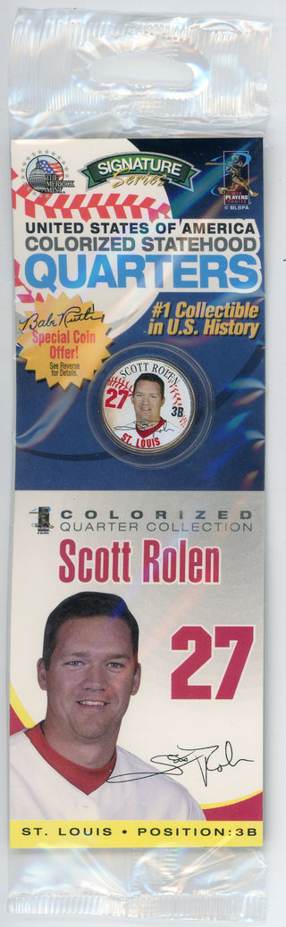 Scott Rolen Colorized Statehood Quarter