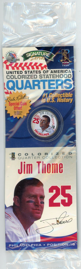 Jim Thome Colorized Statehood Quarter