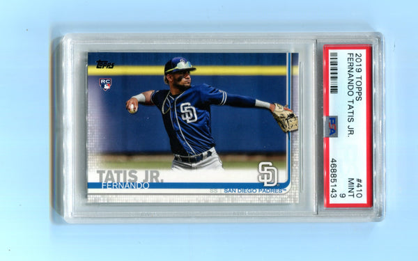 Fernando Tatis JR. 2019 Topps #410 Card PSA 9 | Hollywood Collectibles