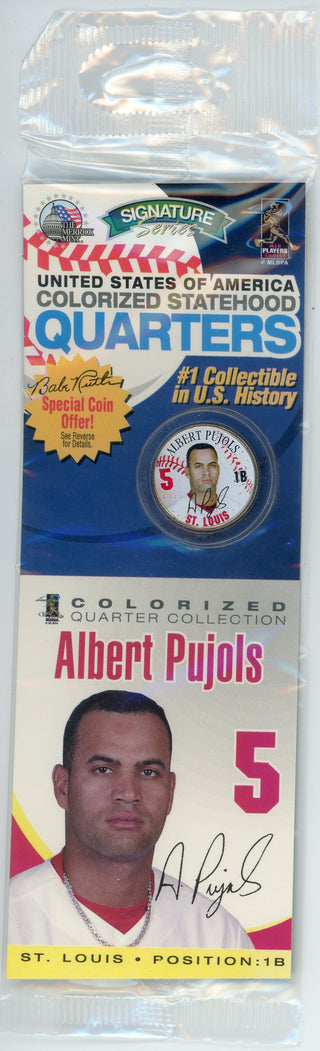 Albert Pujols Colorized Statehood Quarter