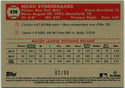 Noah Syndergaard 2021 Topps Chrome Platinum Anniversary Green Yellow 70th Refractor Card #428 83/99