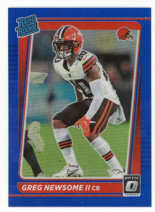 Greg Newsome 2021 Panini Donruss Optic Rated Rookie #252