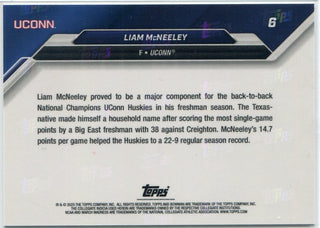 Liam McNeeley 2024 - 2025 Bowman Now U March Madness Card #6