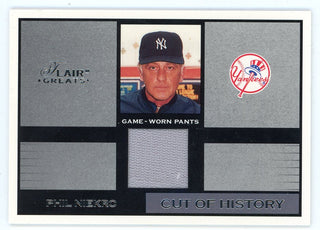 Phil Niekro 2003 Fleer Greats Cut of History Patch Relic