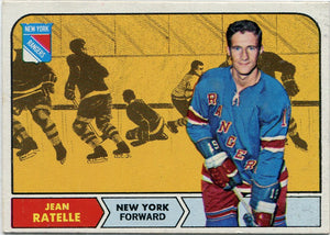 Jean Ratelle 1968 - 1969 Topps Card #77