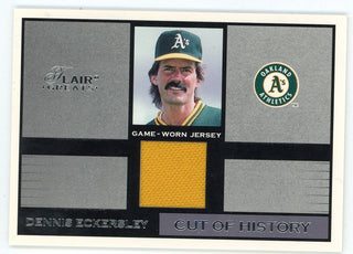 Dennis Eckersley 2003 Fleer Game Worn Jersey Card