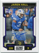 Jaren Hall 2023 Panini Score Autographed RC #311