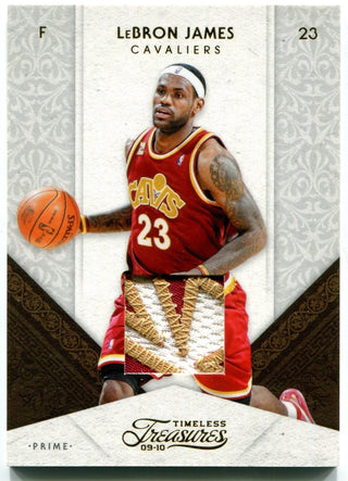 Lebron James Panini Timeless Treasures Patch Card