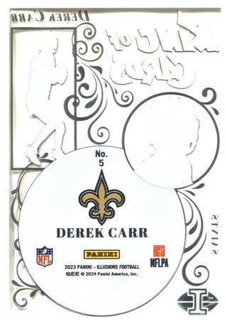 Derek Carr 2023 Panini Illusions Card #5