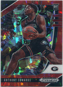 Anthony Edwards 2020 Panini Prizm Draft Picks Red Cracked Ice Prizm RC #1