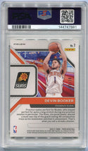 Devin Booker 2020 -2021 Panini Prizm DownTown Gold Prizm Card #7 3/10 PSA Graded 10