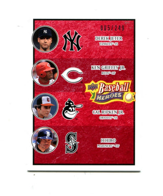 UD 2008 Upper Deck Baseball Heroes #196 005/249 Card