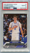 Cooper Flagg 2025 Bowman U Now March Madness Card #2 PSA Graded 10