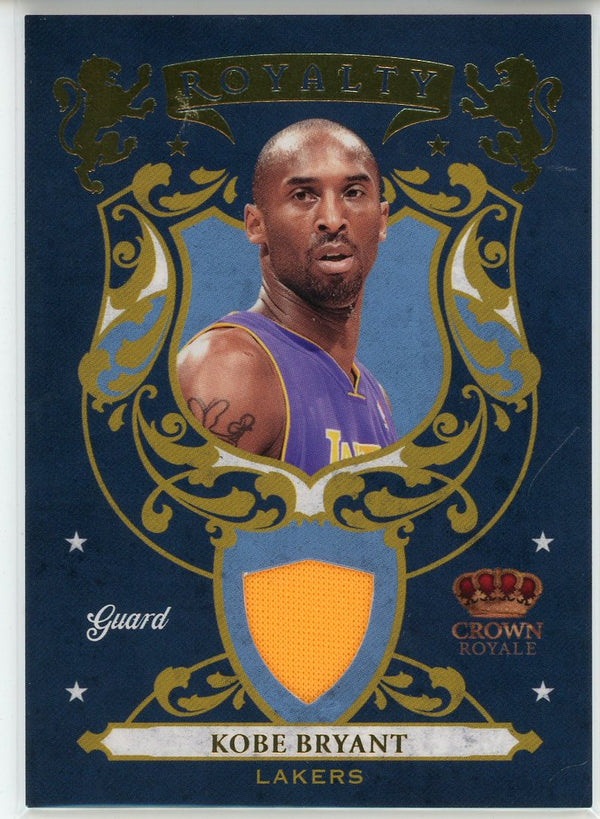 Kobe Bryant 2010 Panini Crown Royale Royalty Game Used Patch Card #1
