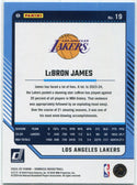 Lebron James 2024 - 2025 Panini Donruss Green Laser Card #19