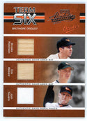 Brooks Robinson/ Erik Bedard/ Josh Towers/ Geronimo Gil/ Luis Matos/ Rodrigo Lopez Team Six 2005 Donruss Bat/Patch Relic #TS-20